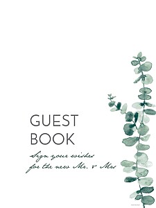 Eucalyptus green wedding signs Eucalyptus green wedding signs