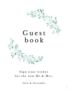 Watercolour crown white wedding signs Watercolour crown white wedding signs