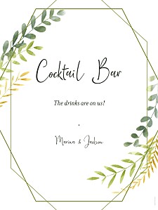 Enchanted green wedding signs Enchanted green wedding signs