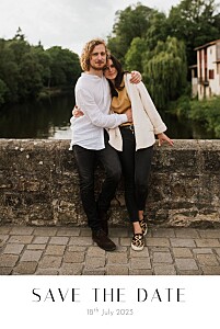 Gold heart (portrait) white white save the dates Gold heart (portrait) white white save the dates