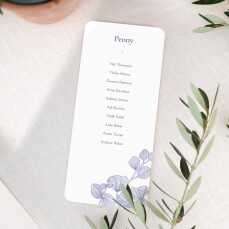Wedding Table Plan Cards Everlasting Eucalyptus Blue