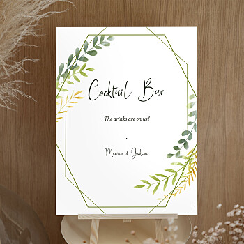 Enchanted green wedding signs Enchanted green wedding signs