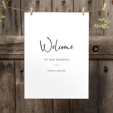 Wedding Signs Ever Thine, Ever Mine White