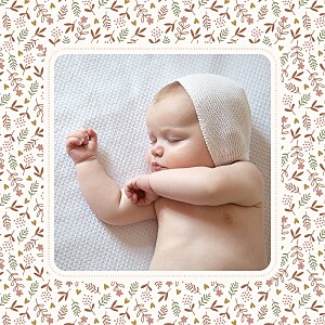 Sweet liberty (4 pages) pink autumn baby thank you cards Sweet liberty (4 pages) pink autumn baby thank you cards