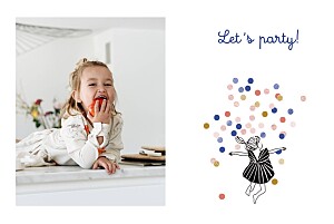Lovely day (landscape) girl girls kids party invitations Lovely day (landscape) girl girls kids party invitations