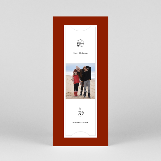 Christmas Cards Favorite things (Bookmark) Red - View 3 Christmas Cards Favorite things (Bookmark) Red - View 3