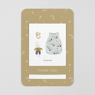 Sweet dreams (keepsake) kraft beige baby thank you cards Sweet dreams (keepsake) kraft beige baby thank you cards