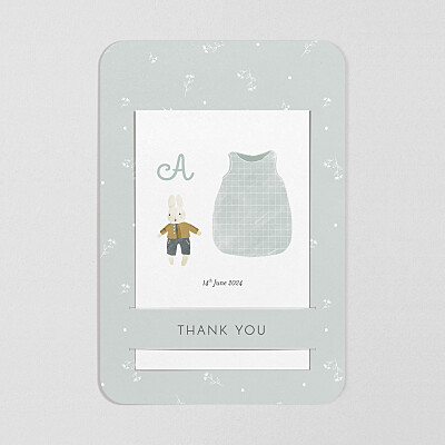 Sweet dreams (keepsake) blue boys baby thank you cards Sweet dreams (keepsake) blue boys baby thank you cards