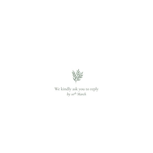 Wedding Invitations Enchanted Greenery (4 pages) White - Page 2