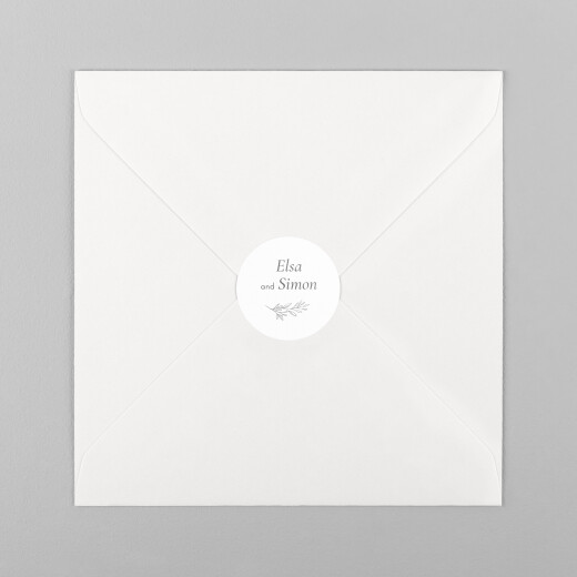 Poetic Wedding Envelope Stickers - Personalised - Rosemood