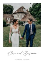 Wedding Thank You Cards Our place (portrait) White Wedding Thank You Cards Our place (portrait) White