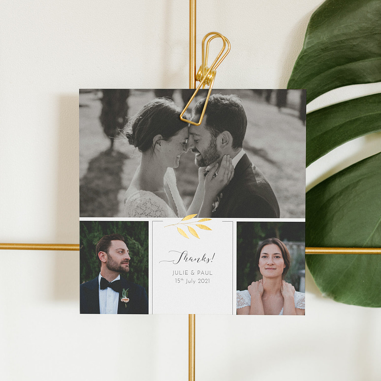 Lovely laurel wedding thank you cards Lovely laurel wedding thank you cards
