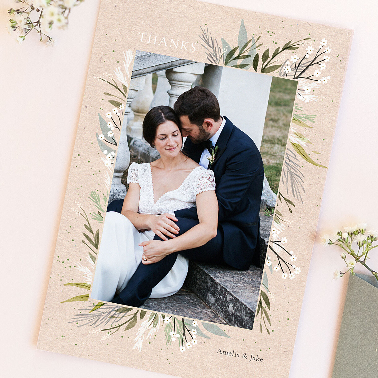 Everlasting love wedding thank you cards Everlasting love wedding thank you cards