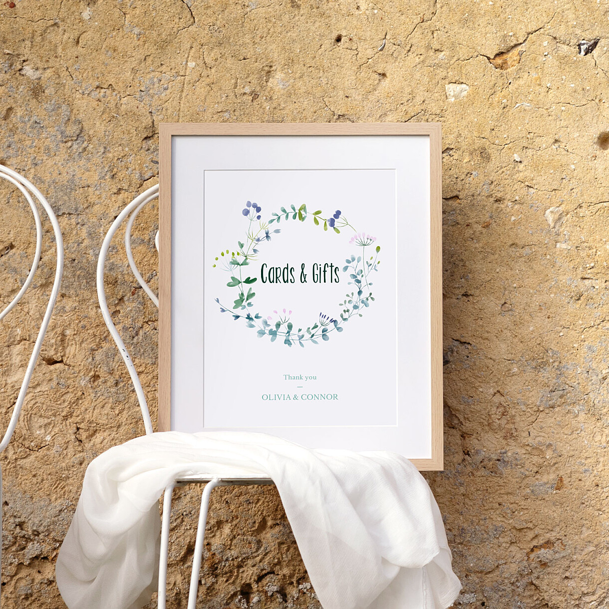 Watercolour meadow wedding signs Watercolour meadow wedding signs