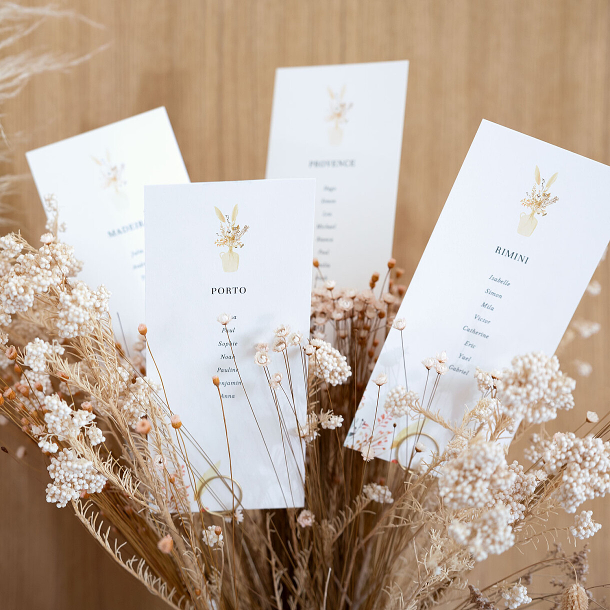 Summer solstice wedding table plan cards Summer solstice wedding table plan cards